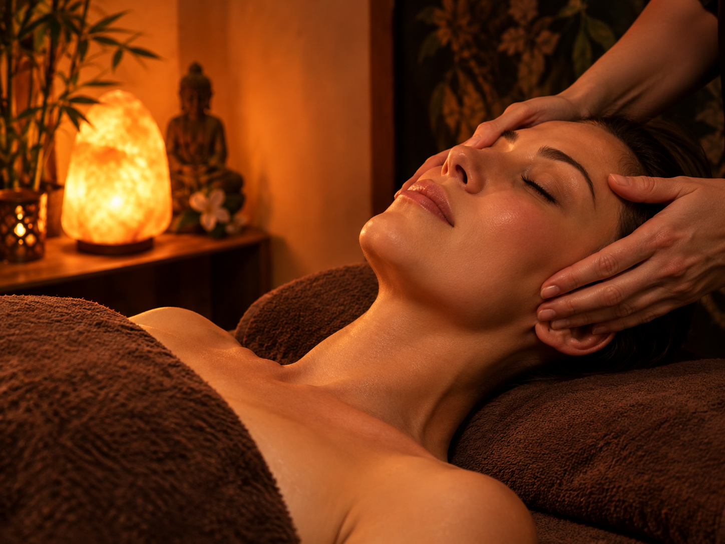Massage facial dans une ambiance spa zen.png
