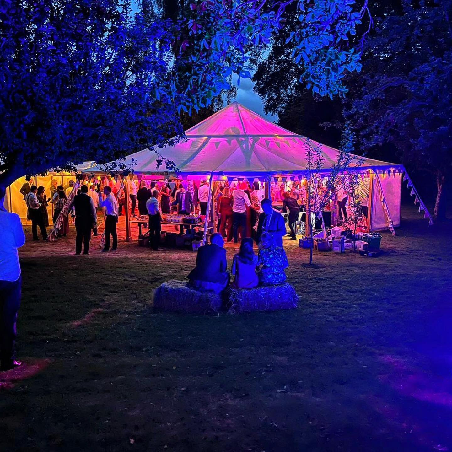 Dancing in the moonlight. 🌙 
.
We couldn&rsquo;t have been anymore local for this wedding. 🕺🏻
.
Congratulations to the lovely Bride &amp; Groom &amp; thank you for having us. 🎉
.
#marquee #marqueewedding #events #oak #abergavenny #wales #weddingi