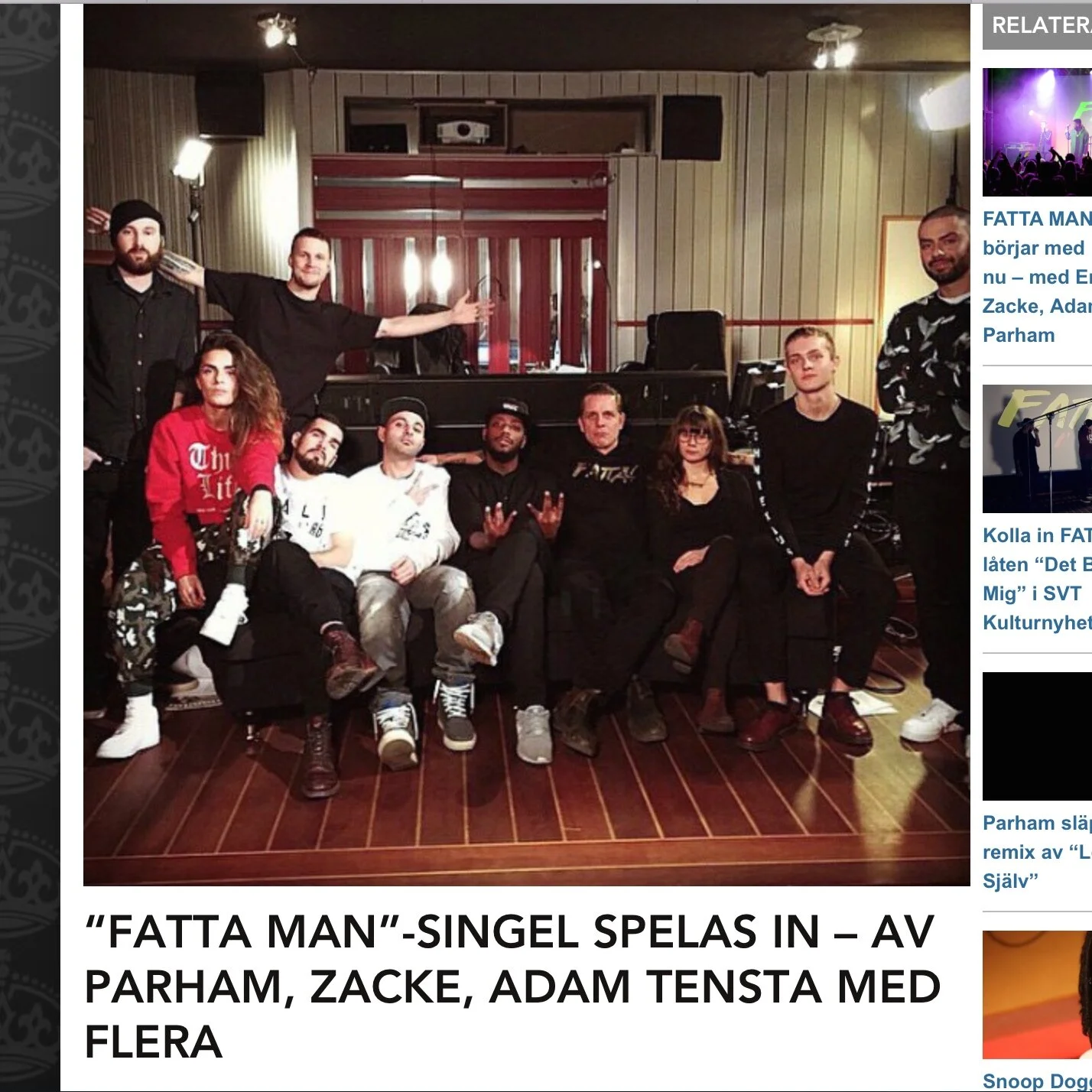 Fatta Man-singel spelas in