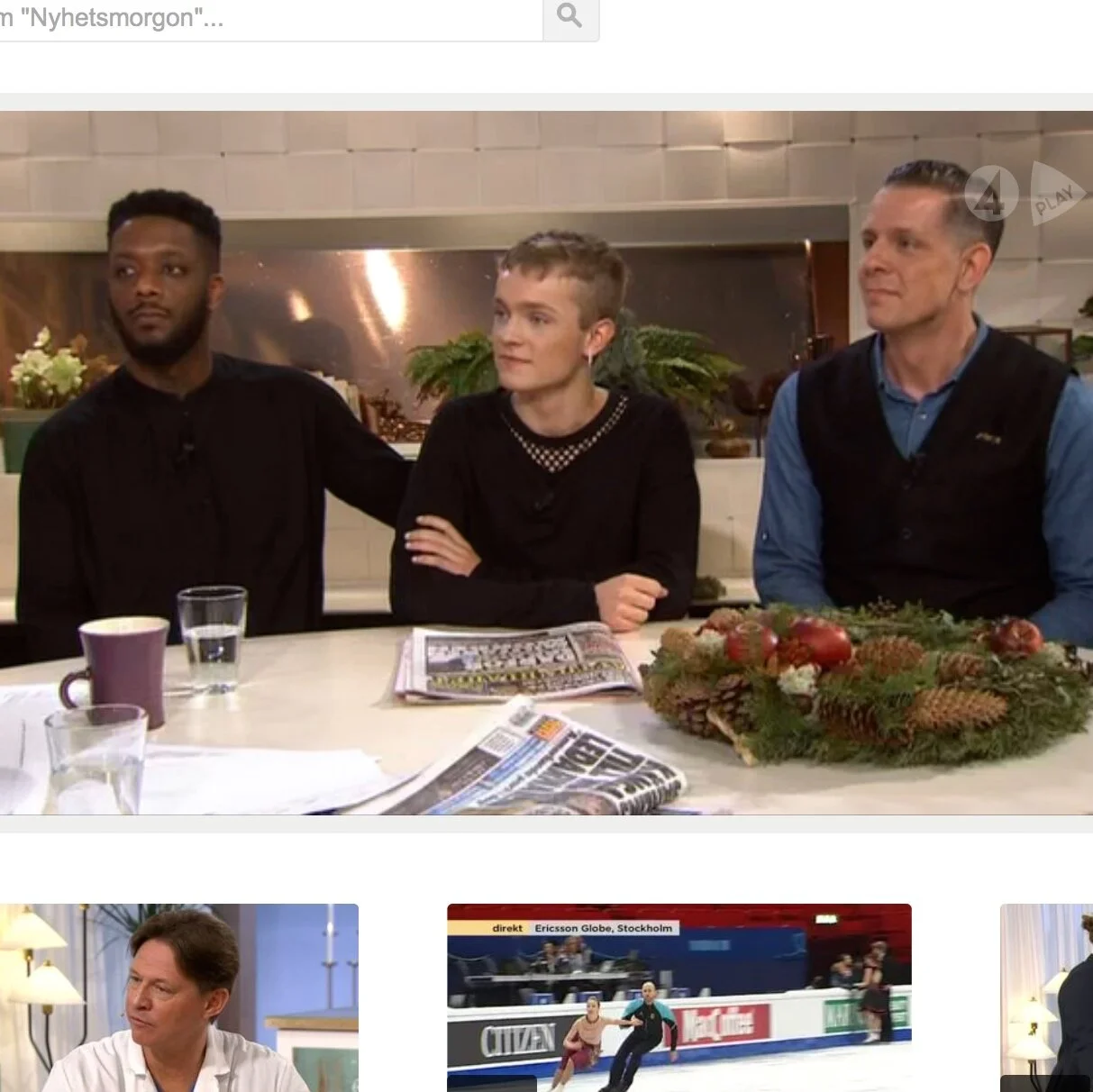 Fatta Man - intervju i TV4 Nyhetsmorgon