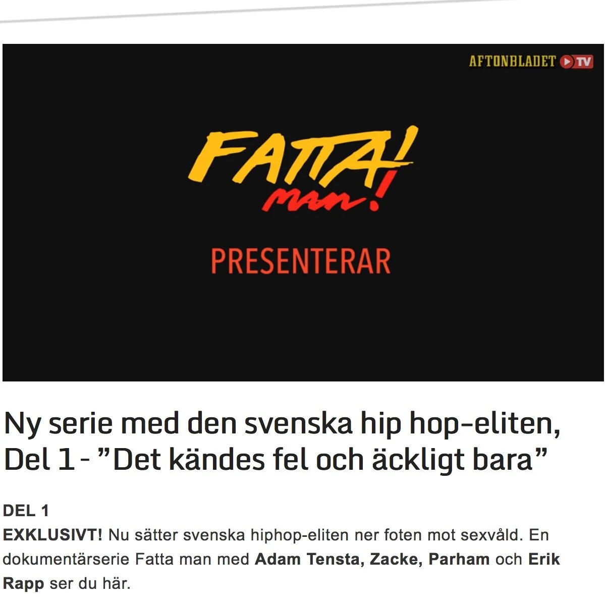 Fatta Man serie del 1