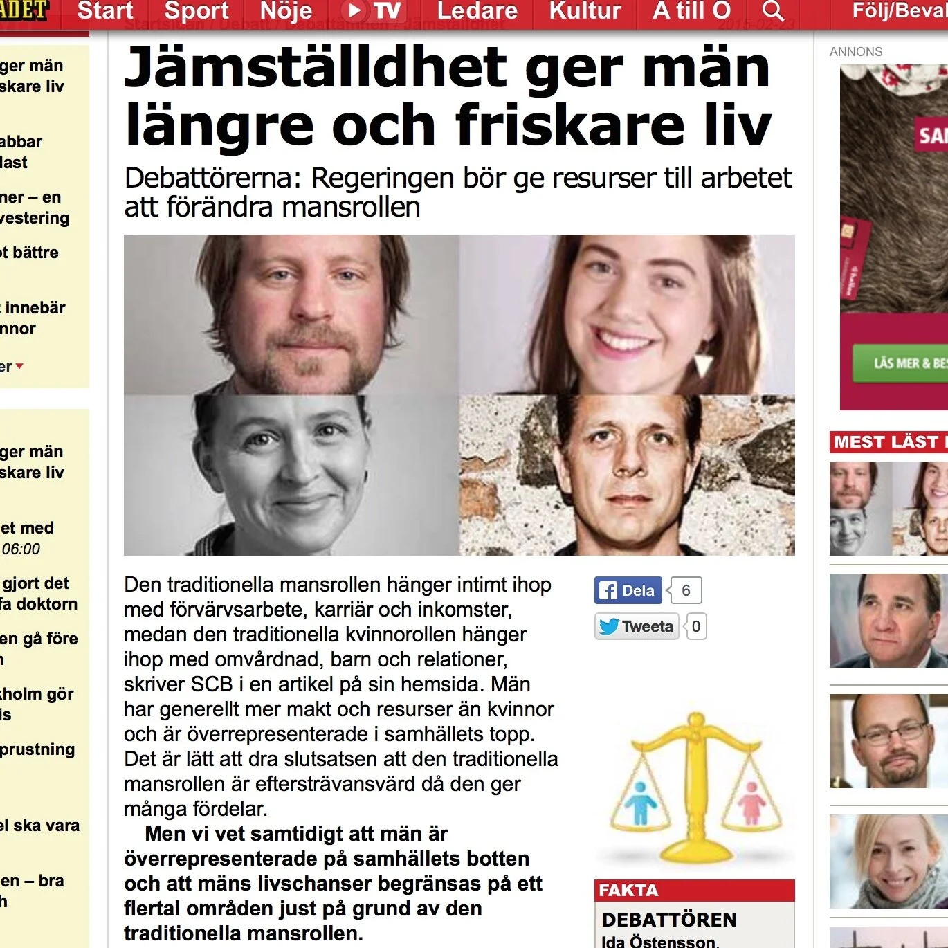 Fatta Man debattartikel