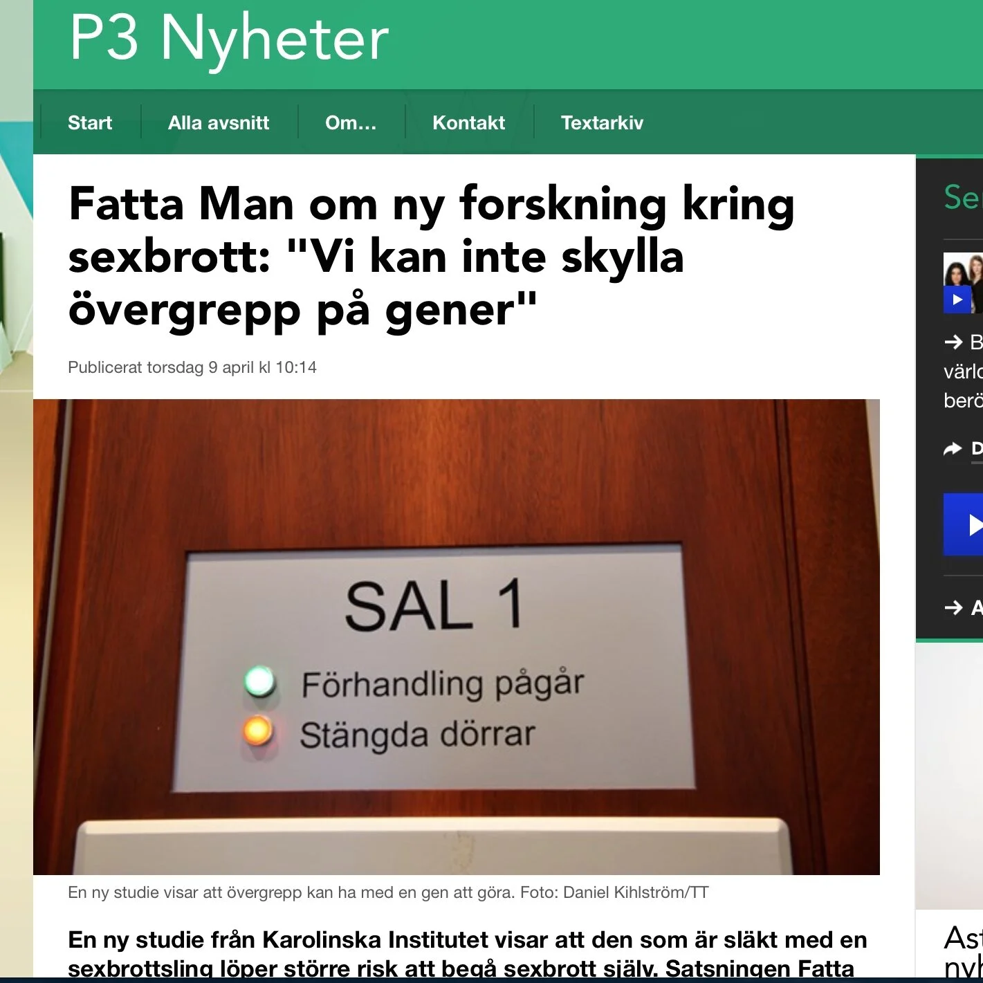 Fatta Man i P3 Nyheter