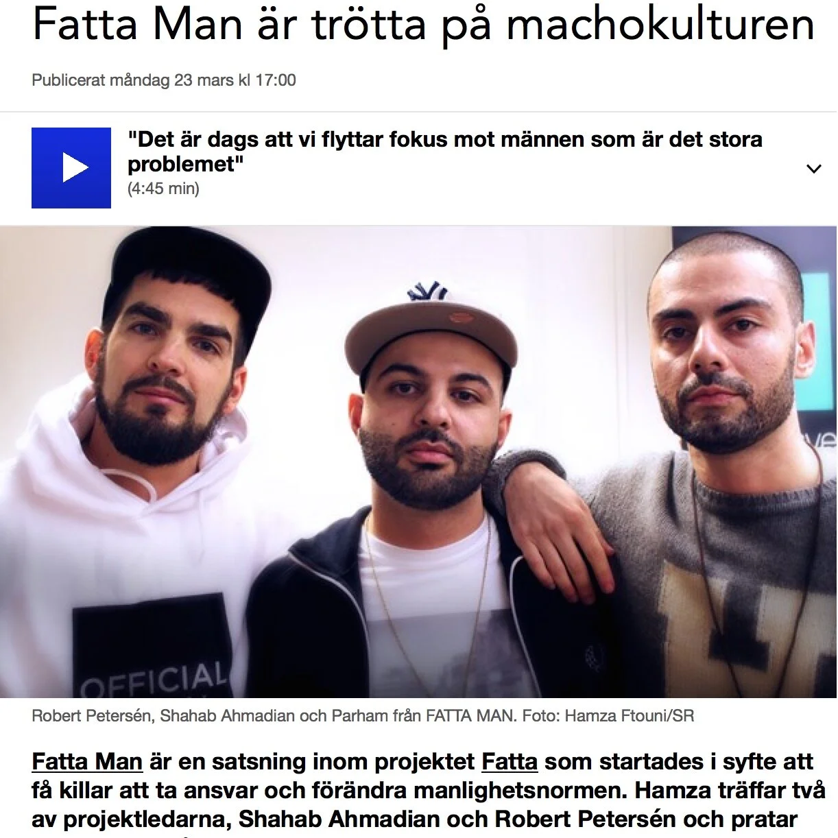 FATTA MAN Din Gata i P3
