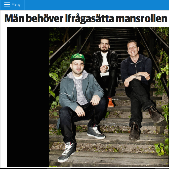 Män behöver ifrågasätta mansrollen