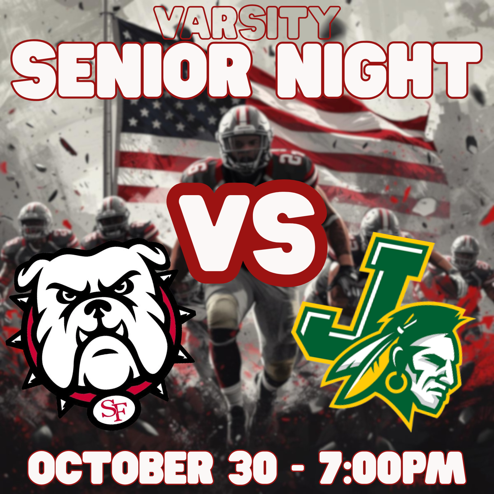 VARSITY SENIOR NIGHT vs JUPITER HIGH SCHOOL