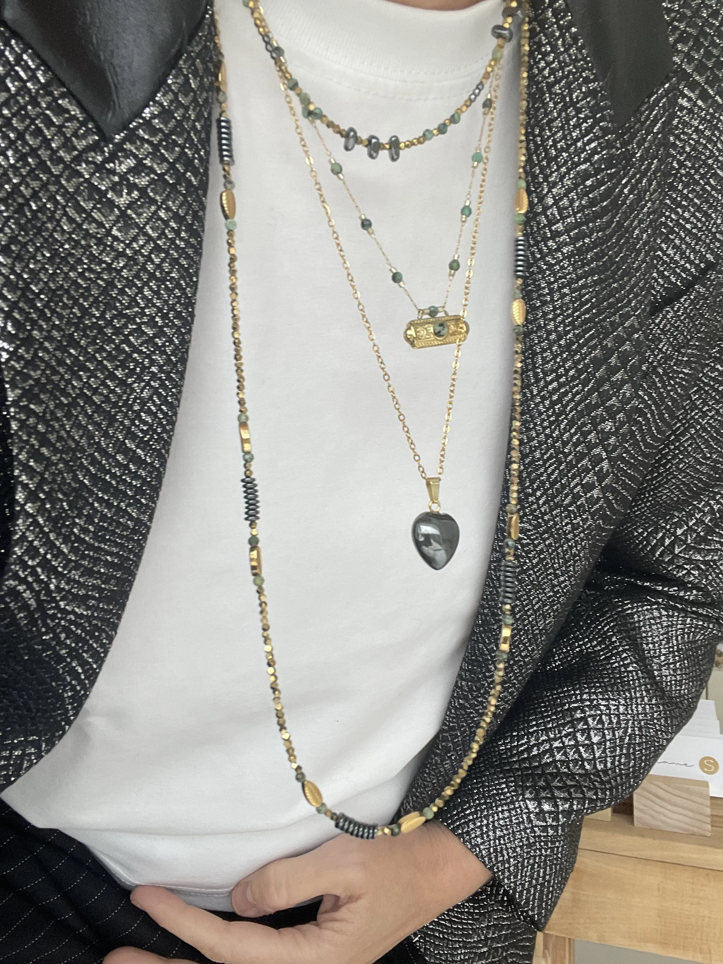 Collier NUGGETS Turquoise