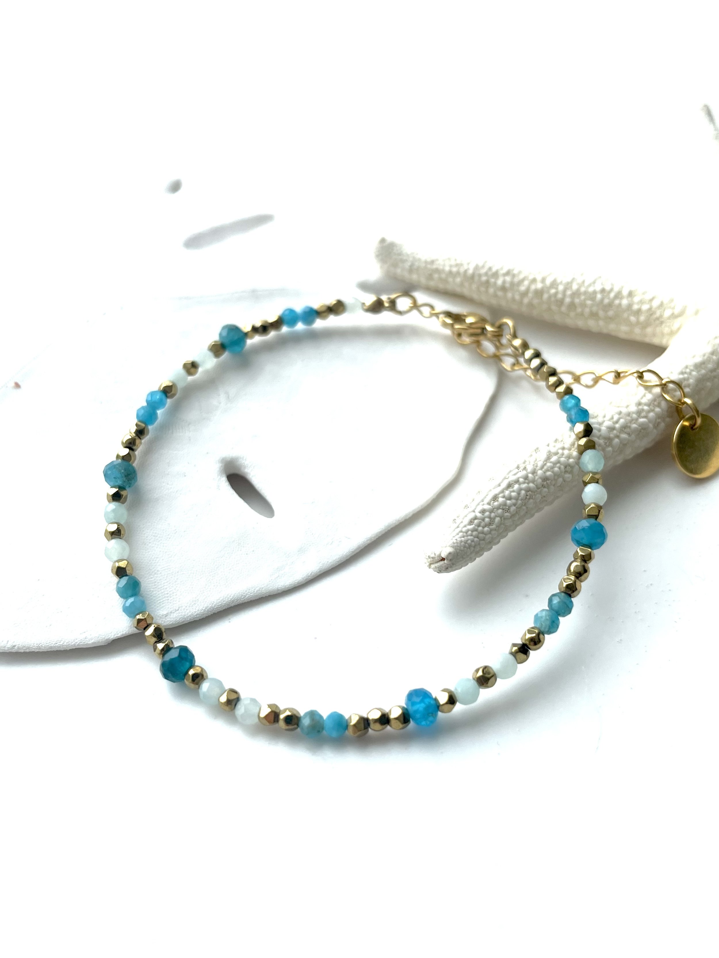 Bracelet CHRIS amazonite-apatite
