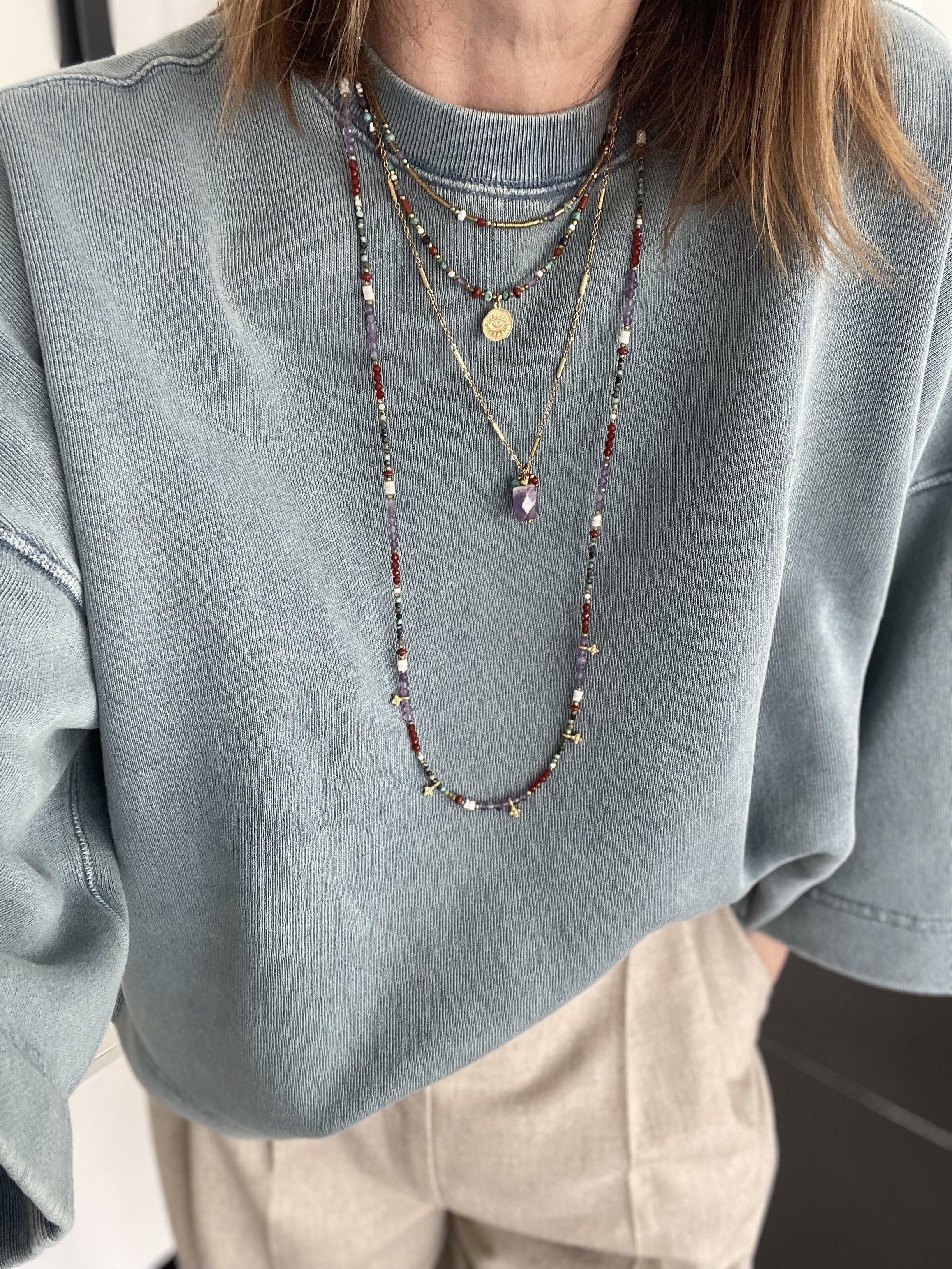 Collier ANNE améthyste