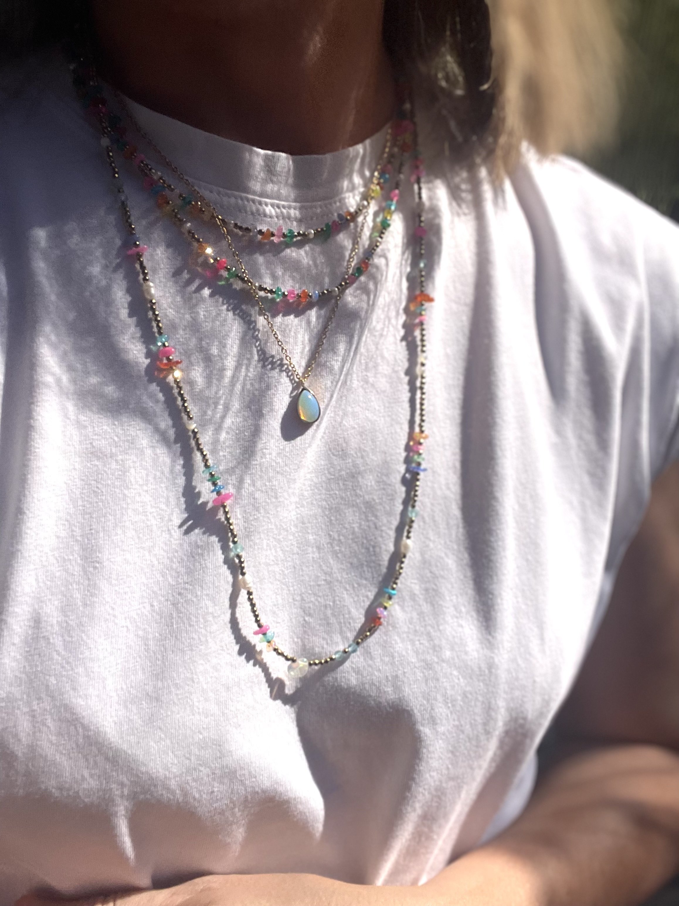 Collier FLASHY long