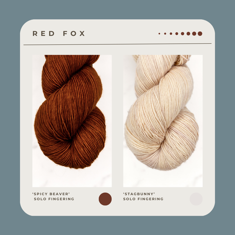 Outfoxed Mitts Kit — Magpie Fibers
