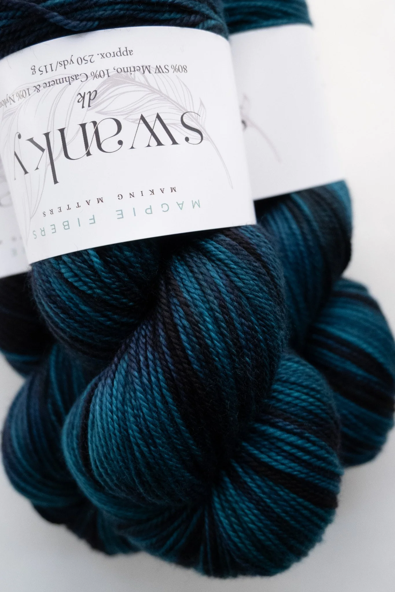 Black & Blue (Swanky DK) OOAK
