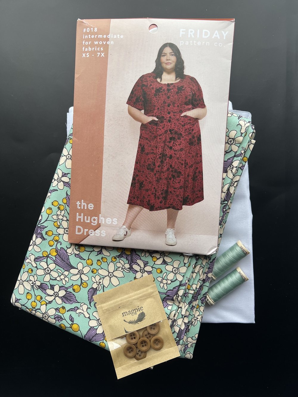 Hughes Dress Sewing Kit  Magpie Fibers