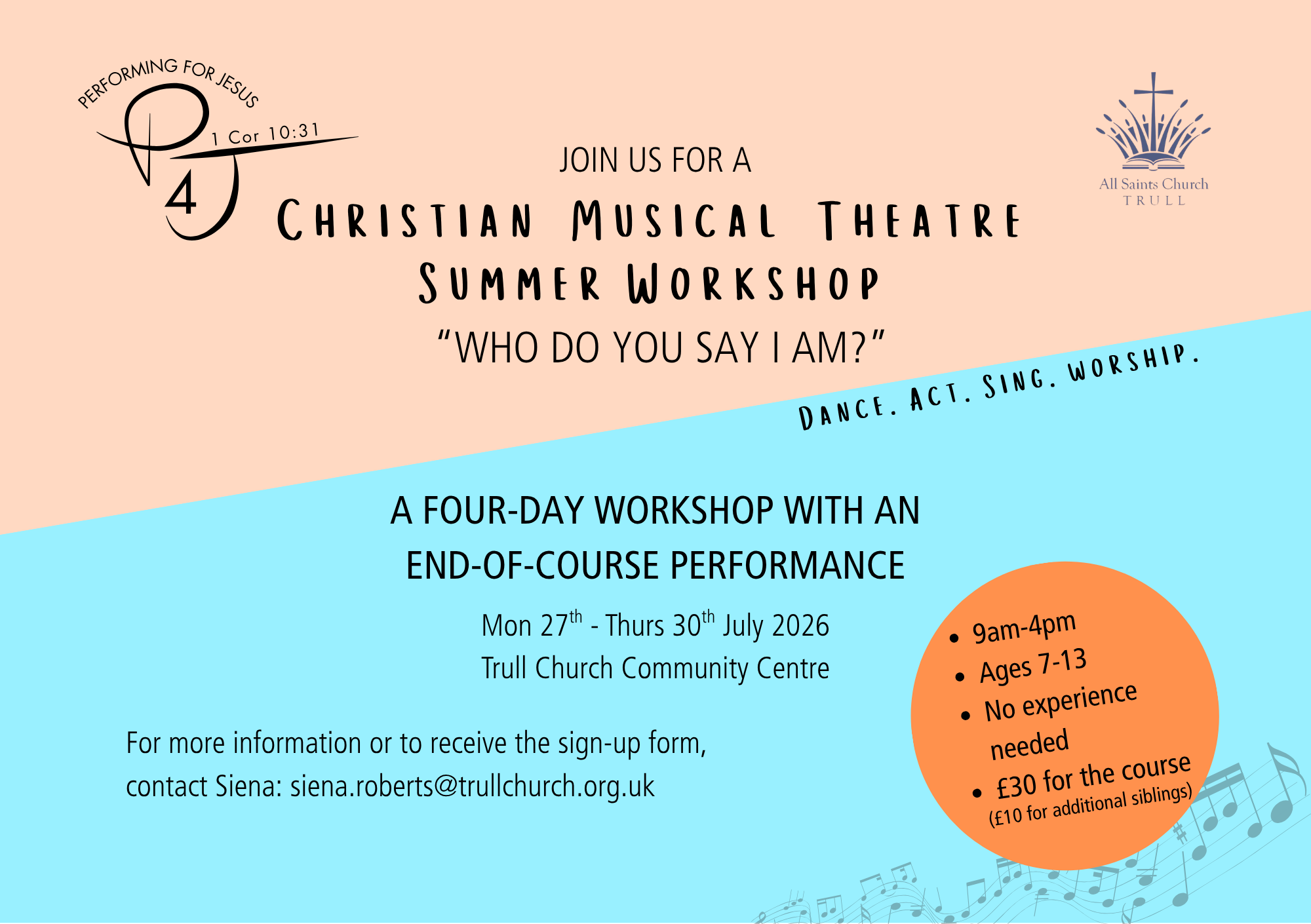 Christian Musical Theatre Workshop 