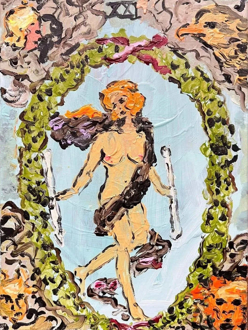 Maailmankaikkeus, 40x30, akryyli
