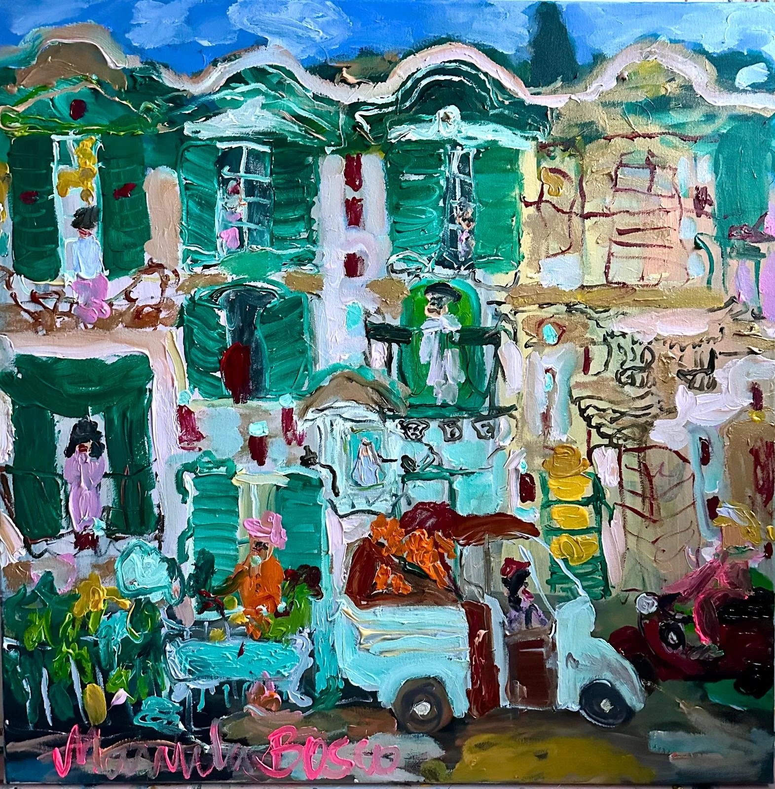 Taste of Italy, 100x100 akryyli