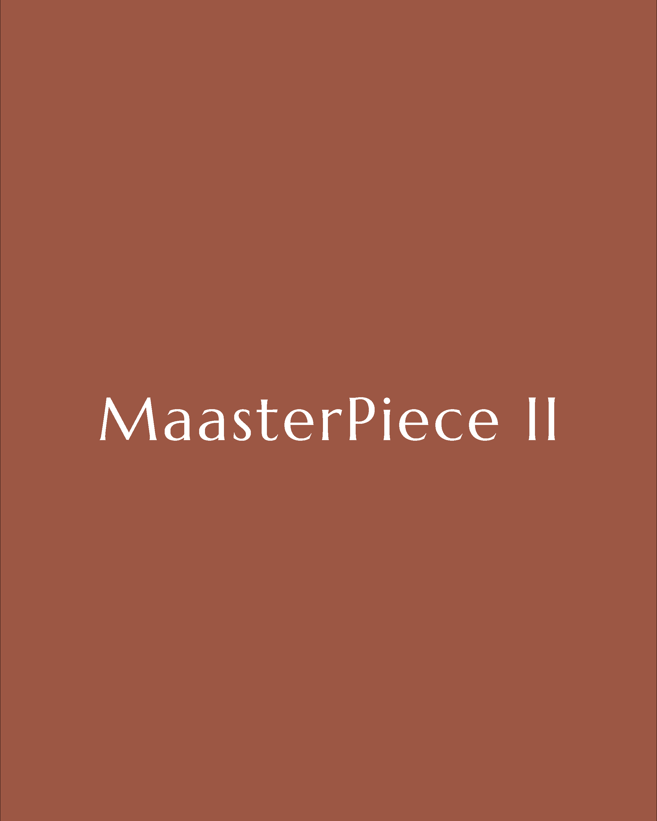 MAASTERPIECE II varausmaksu