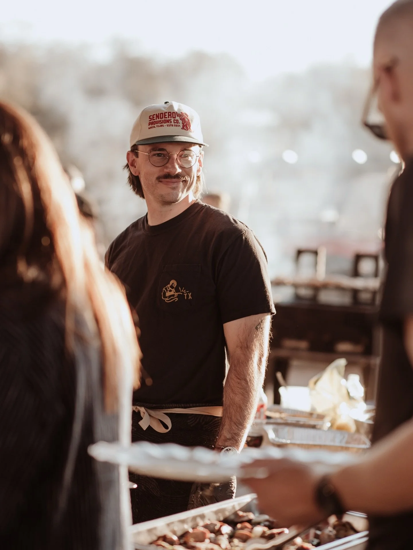 A hell of a night under the big Texas sky.
Dinner by the incredibly talented @barefoodtim at @hogheavensporting &mdash; smoke, fire and damn good food.