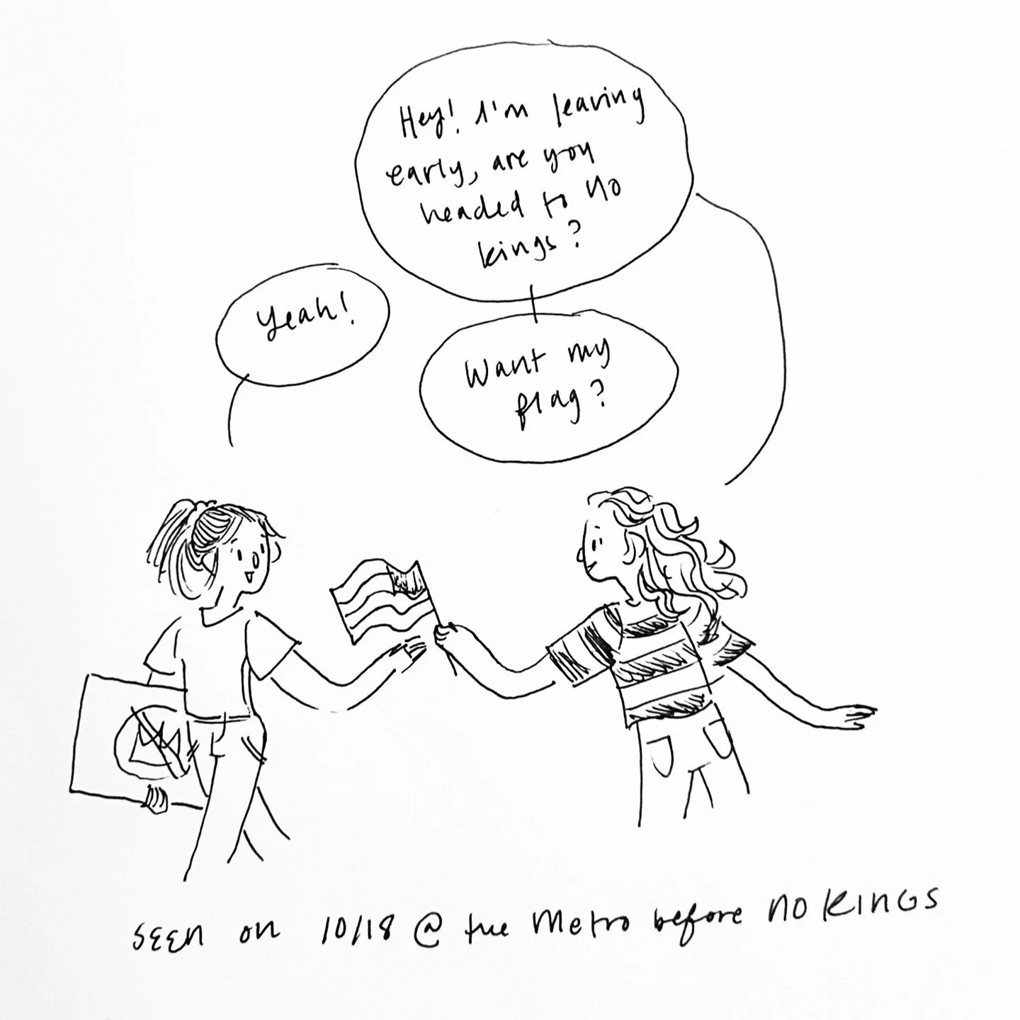 a moment that made me smile yesterday #nokings