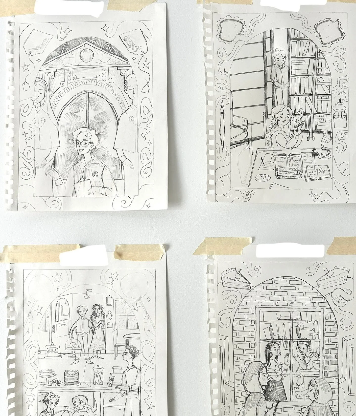 art dumps -- my attempt to be a little less on the gram-- are back! You can see all the stuff I made this month on my scrubsnack ;)