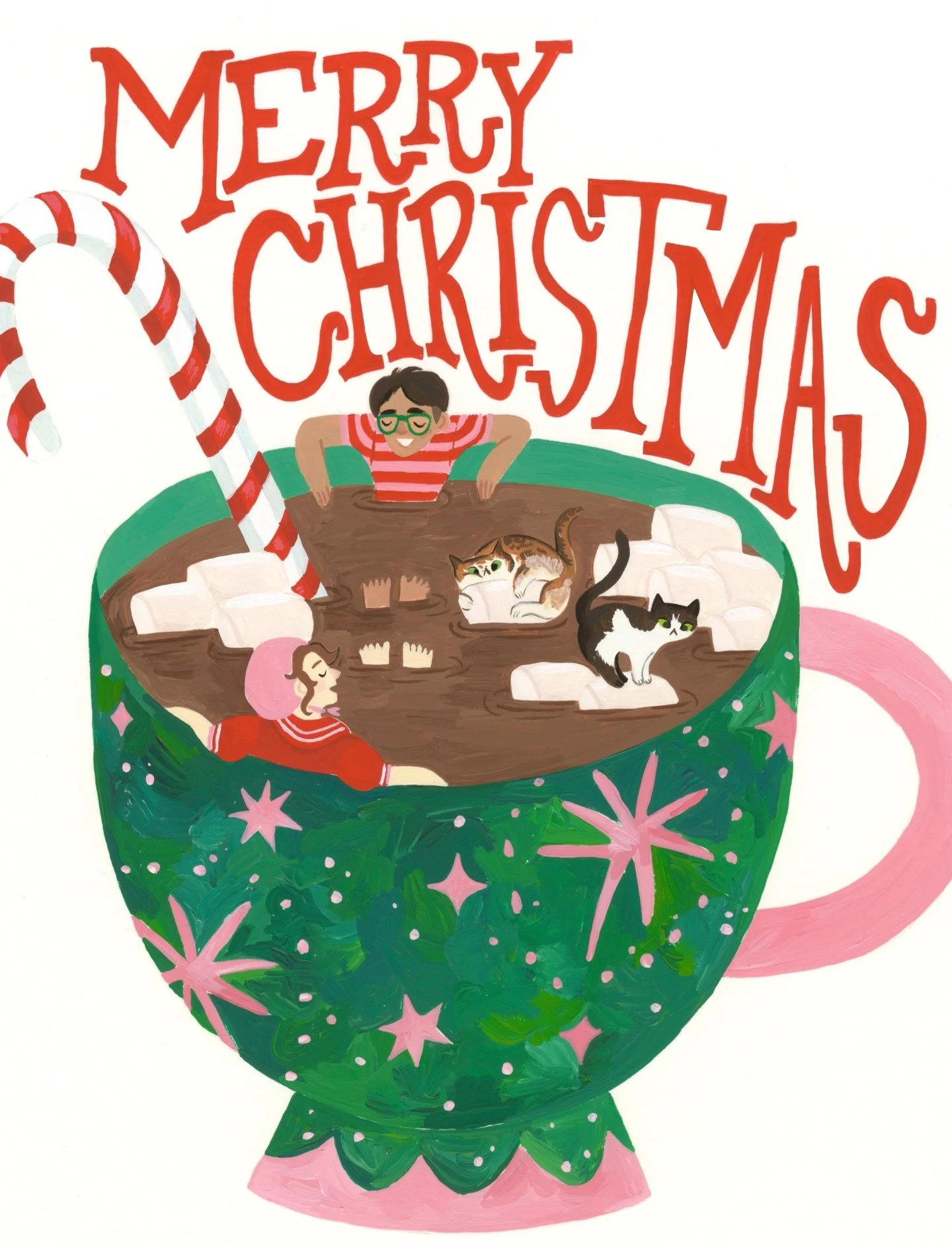 happy christmas to all, from our silly little family to you!