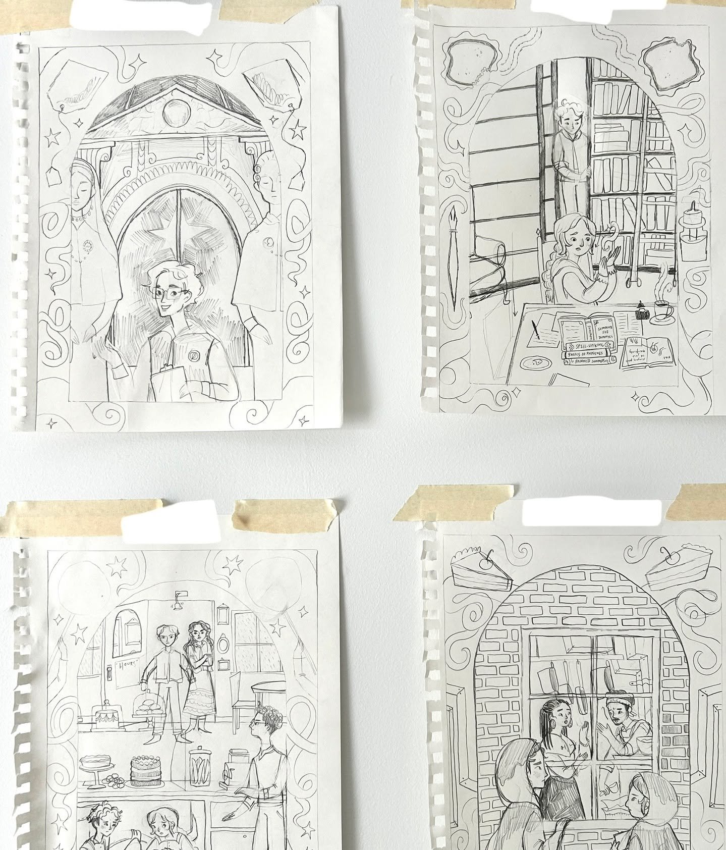 art dumps -- my attempt to be a little less on the gram-- are back! You can see all the stuff I made this month on my scrubsnack ;)