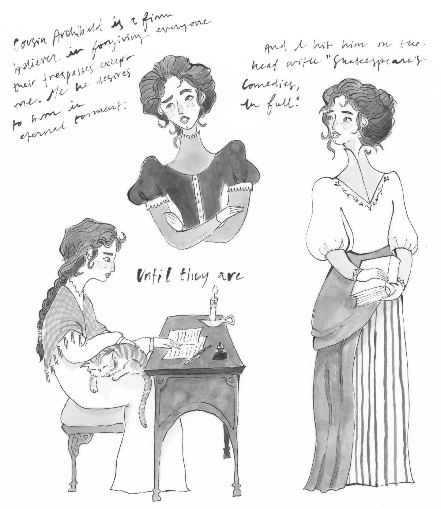 some dear friends got me obsessed over Emma M Lion, my fellow butt chin girlie! I binged the first 2 volumes yesterday as the snow came down and am now waiting for the deliver of the next 4 with my nose pressed against the window. @bethbrower I am so