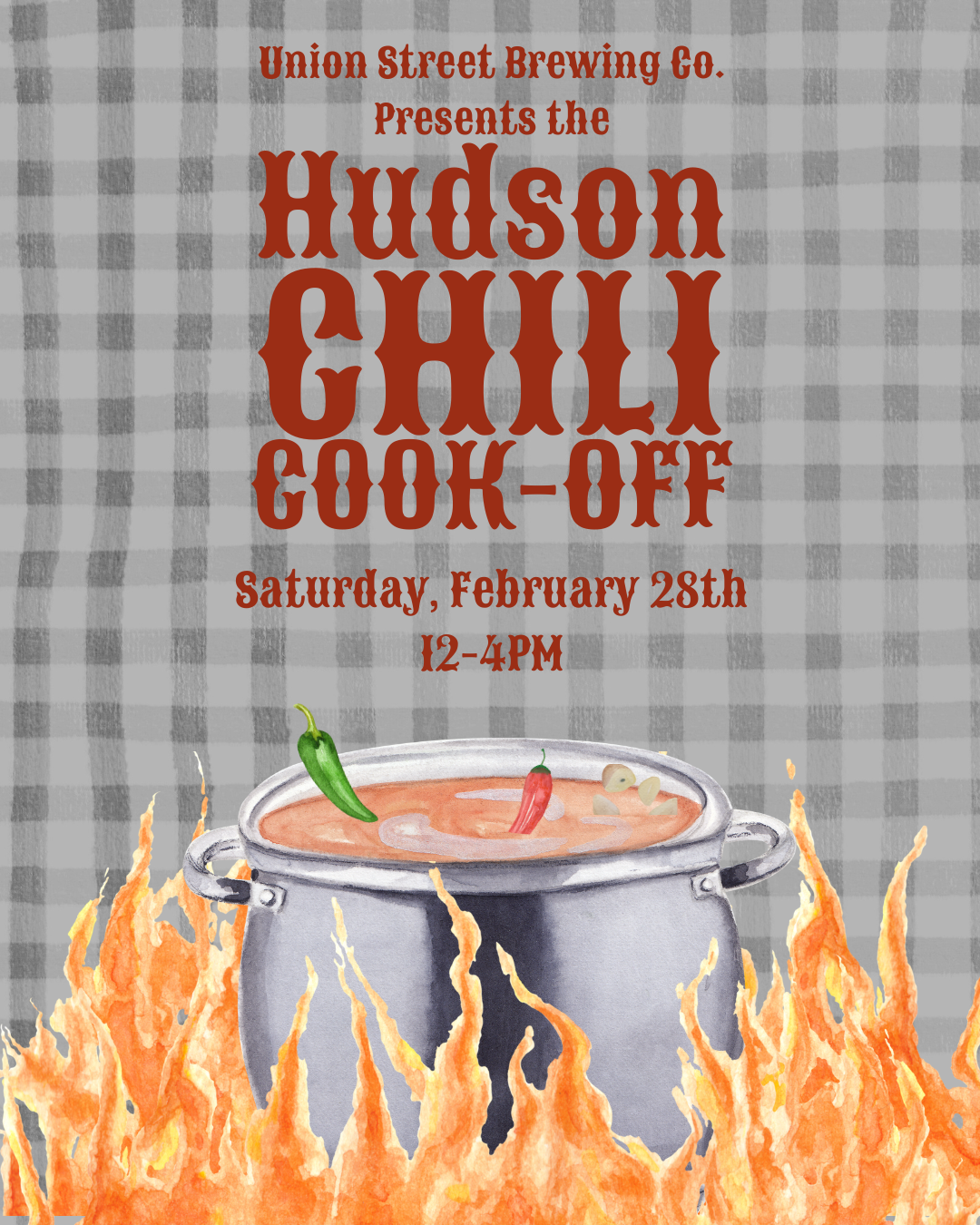 2nd Annual Hudson Chili Cook-Off