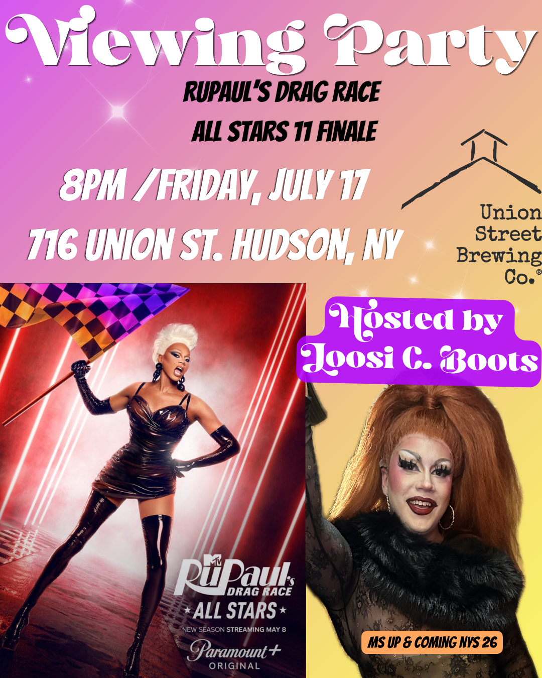 Drag Race All Stars Viewing Party Presented By Loosi C. Boots