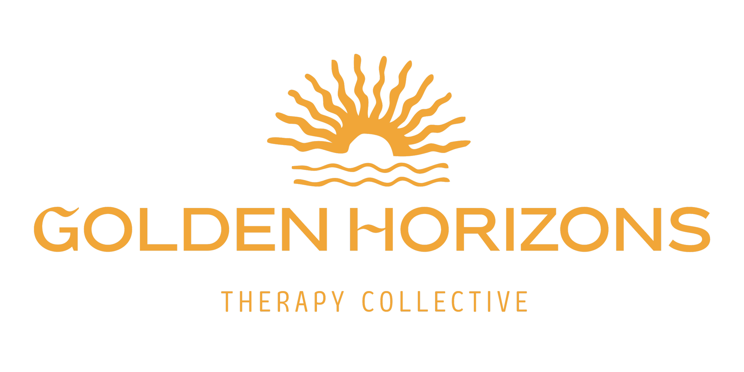 Female therapist in Guelph Ontario's yellow practice logo - Golden Horizons Therapy Collective