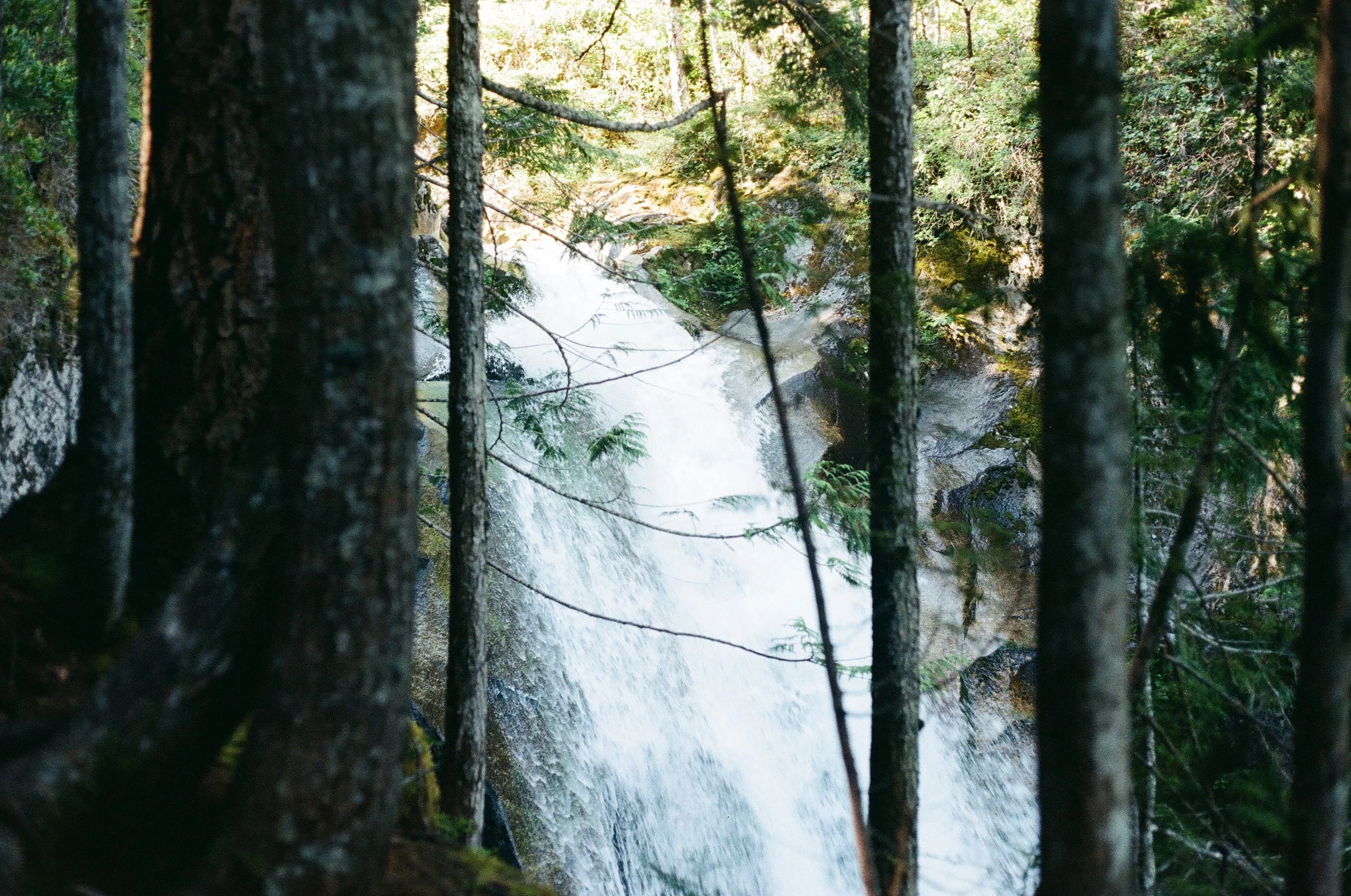 A calming waterfall in Alberta giving the same effects as CBT therapy in Guelph