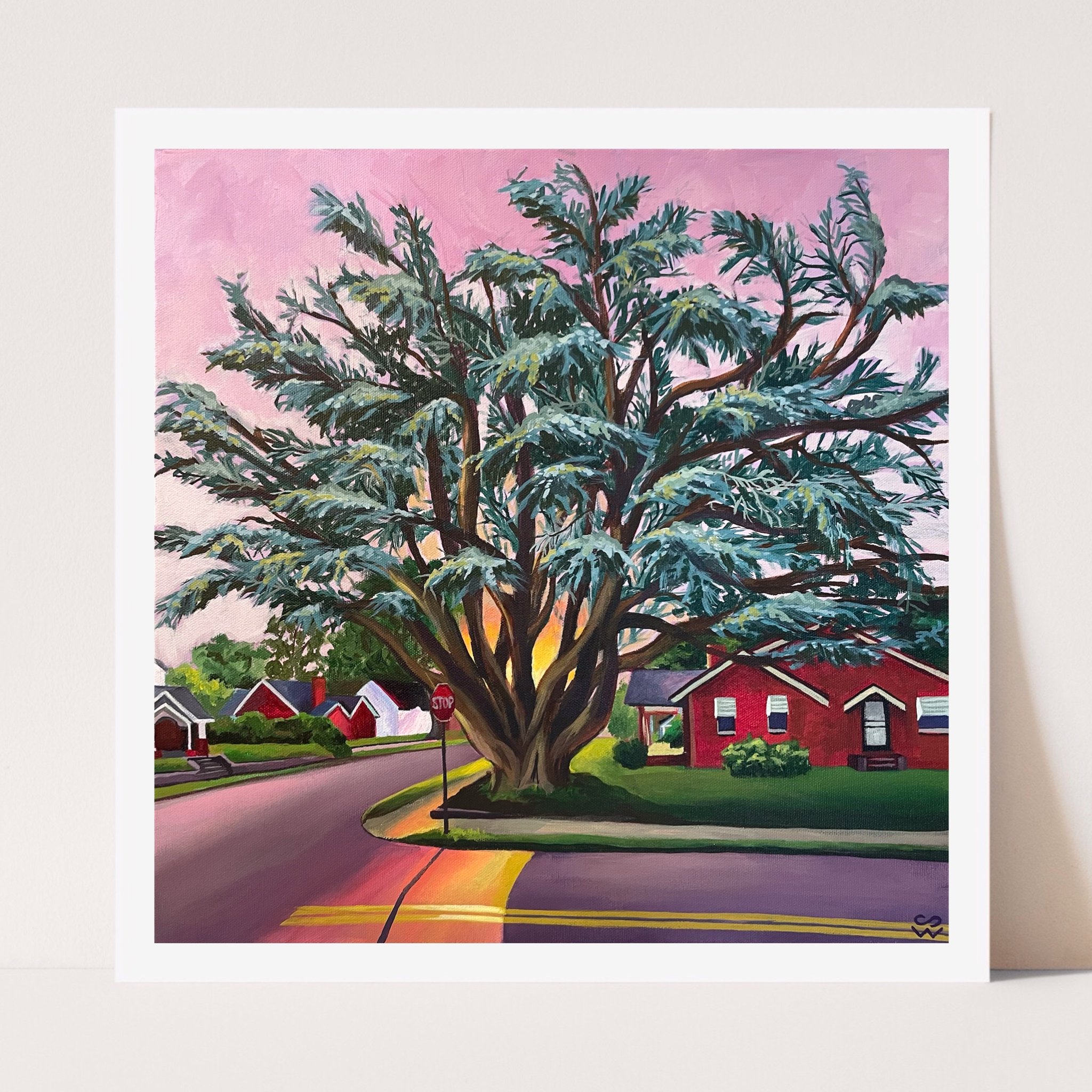 Champion Tree Print 14x14