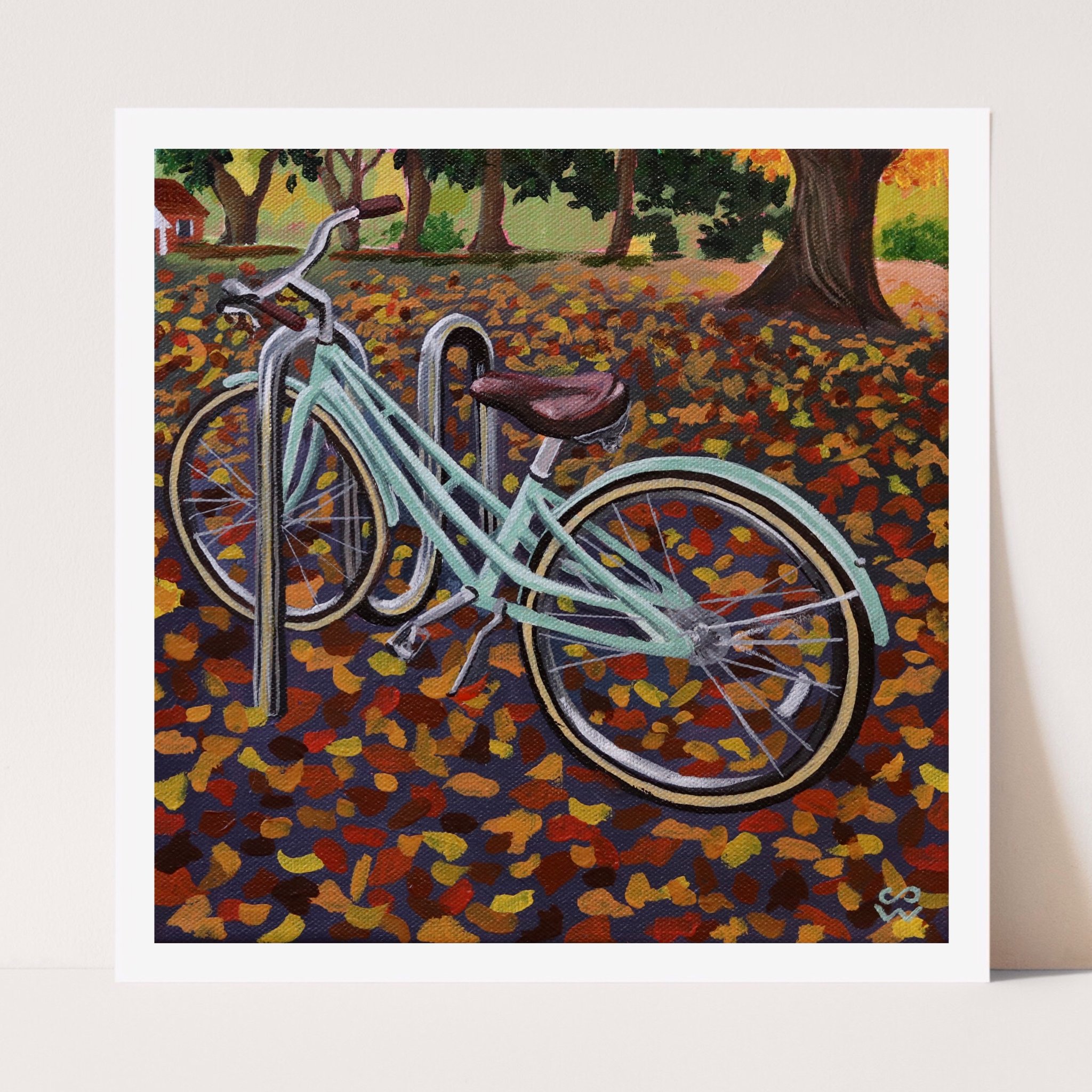 Bicycle Print 8x8
