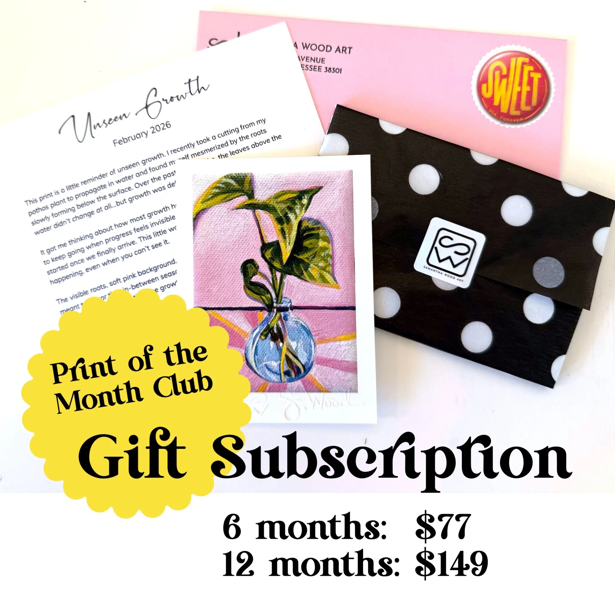 Print of the Month Club: Gift Subscription