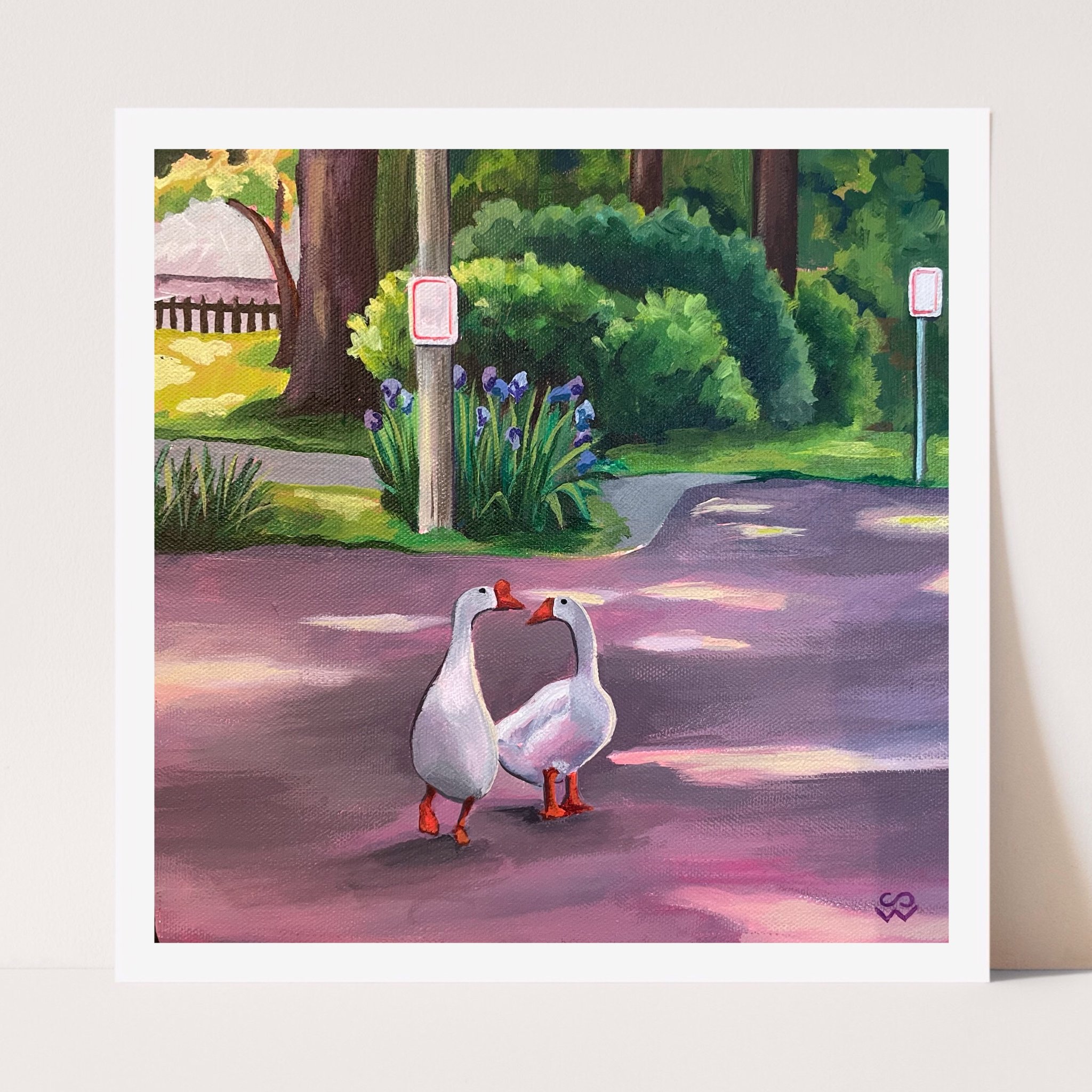 Geese Print 8x8
