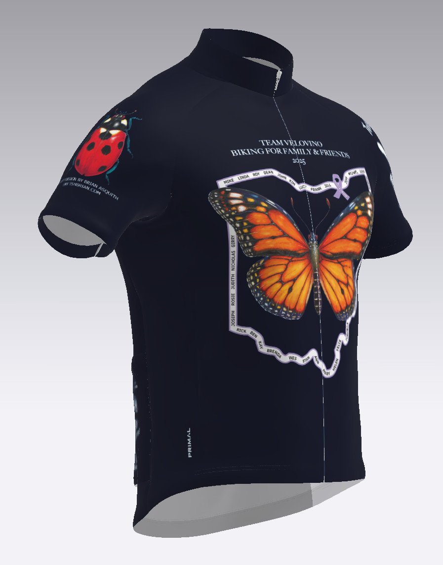TEAM VELO VINO cycling jersey - right side