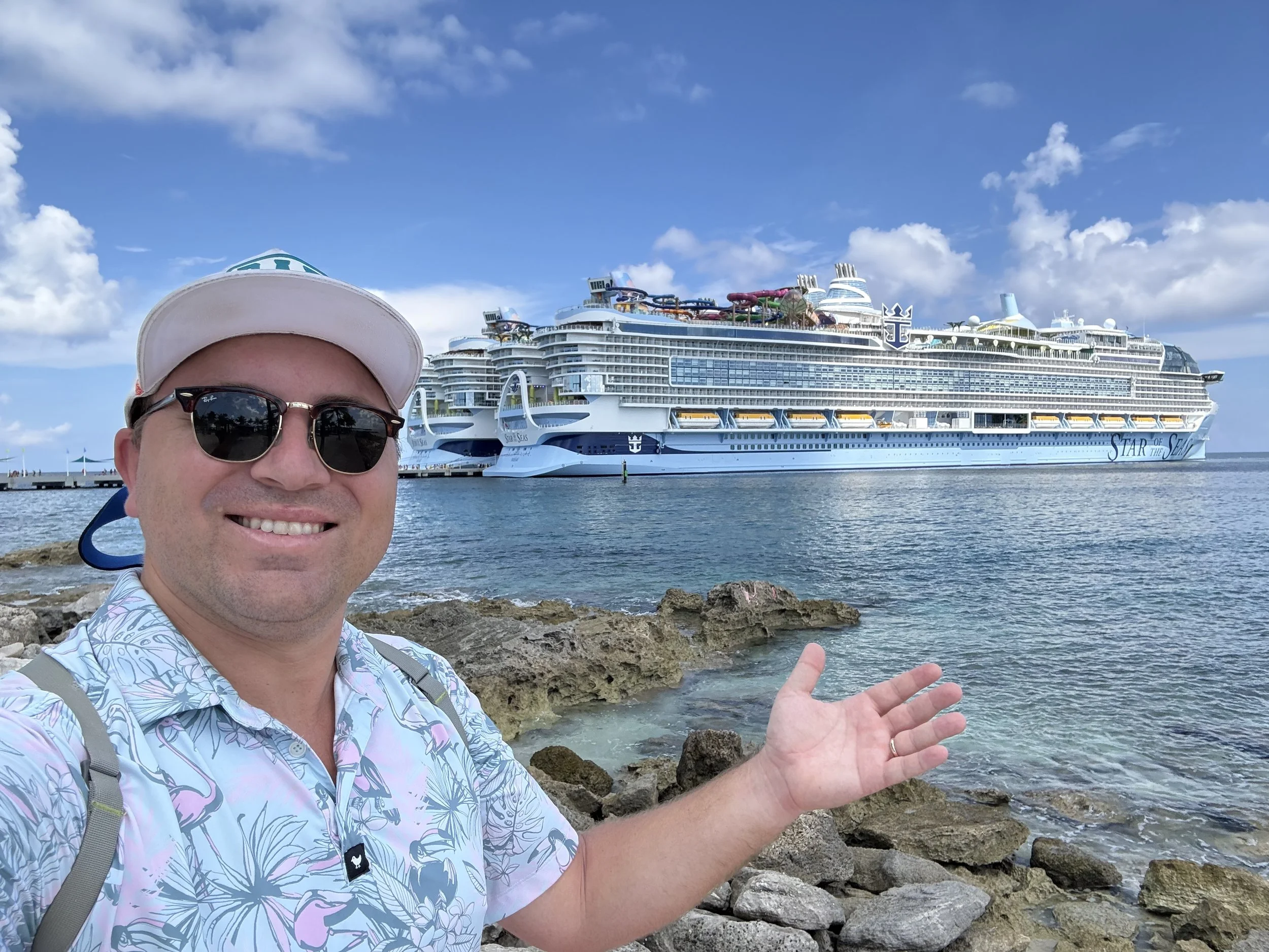 Yours truly in front of Star of the Seas