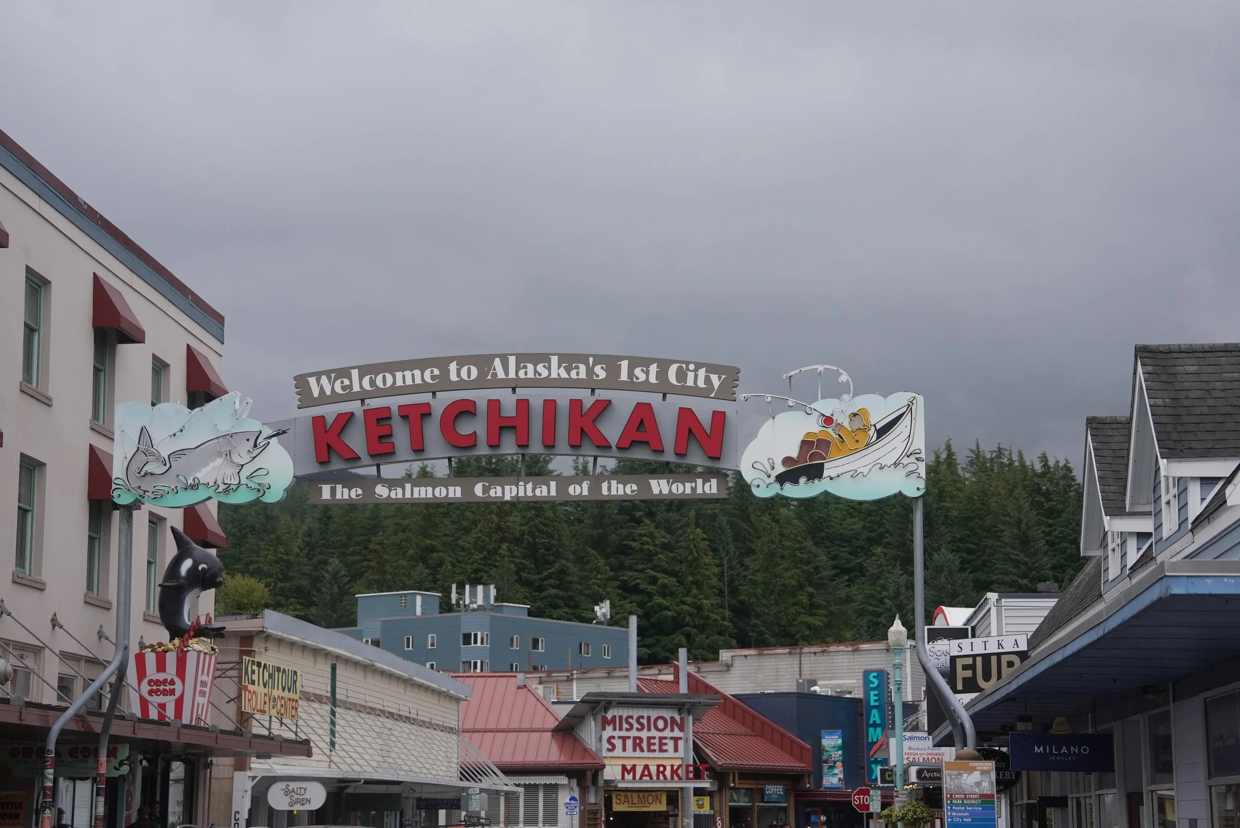 ketchikan sign in downtown