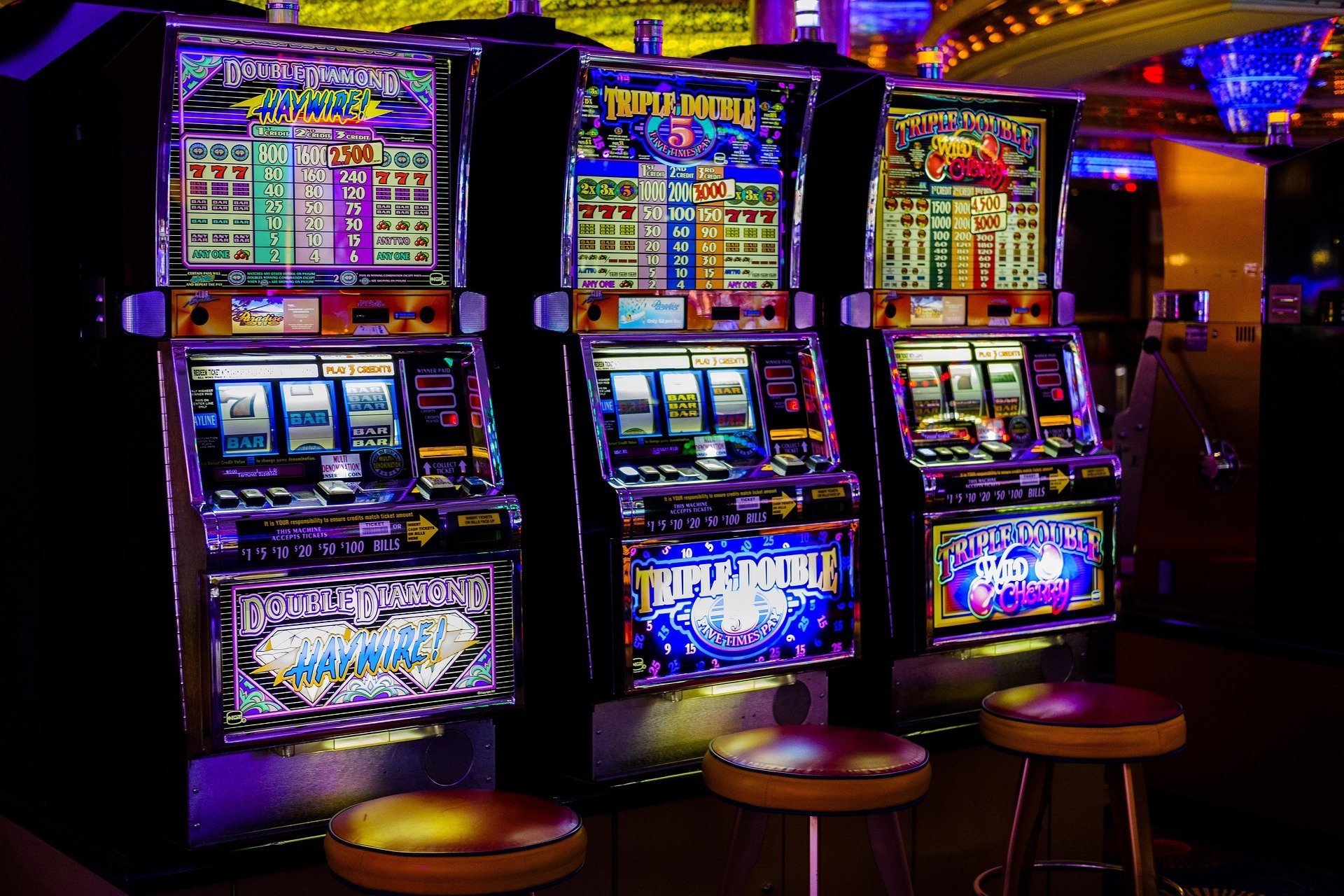 slot machines on a cruise ship