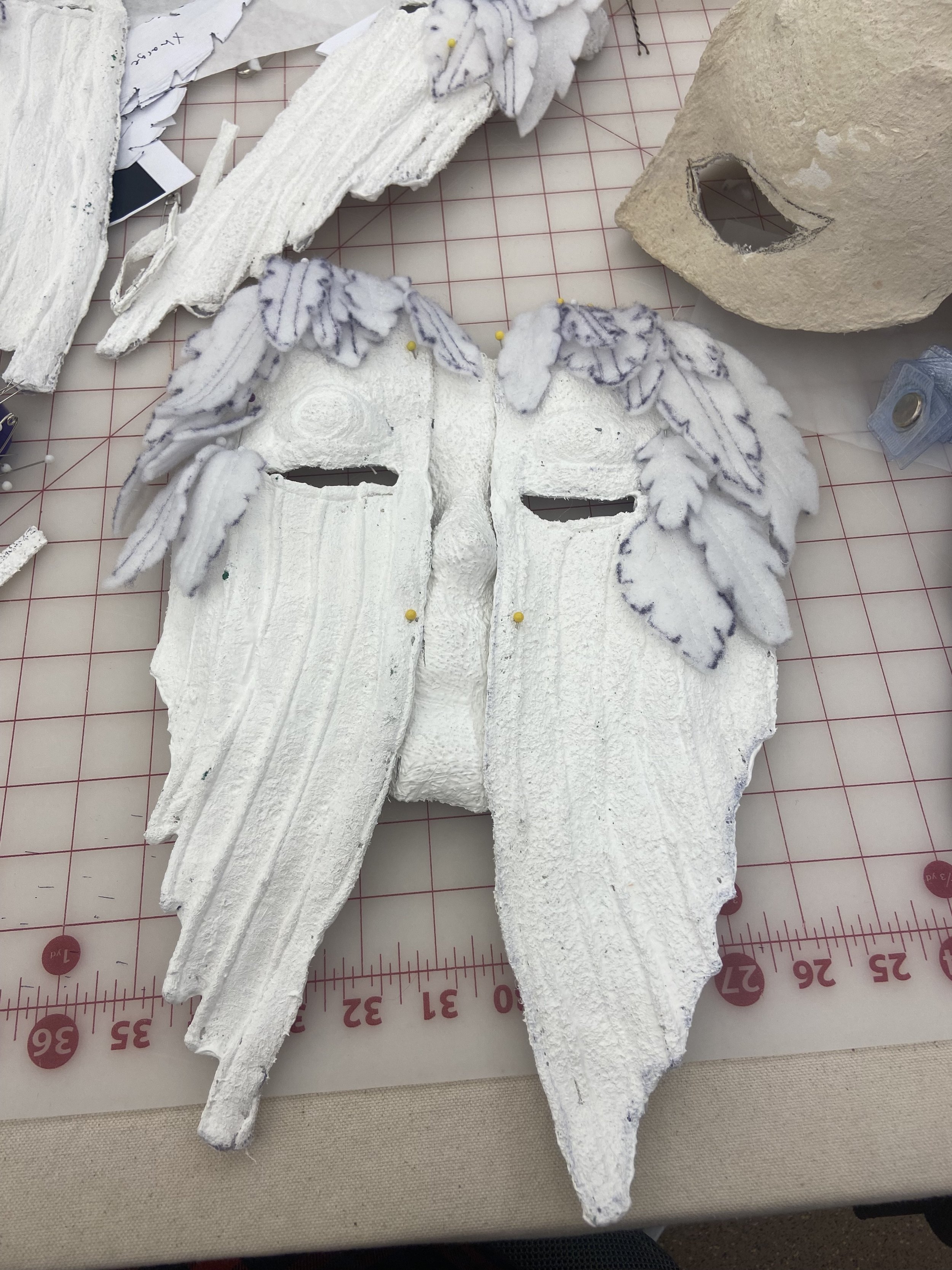 fosshape mask topped with flex coat