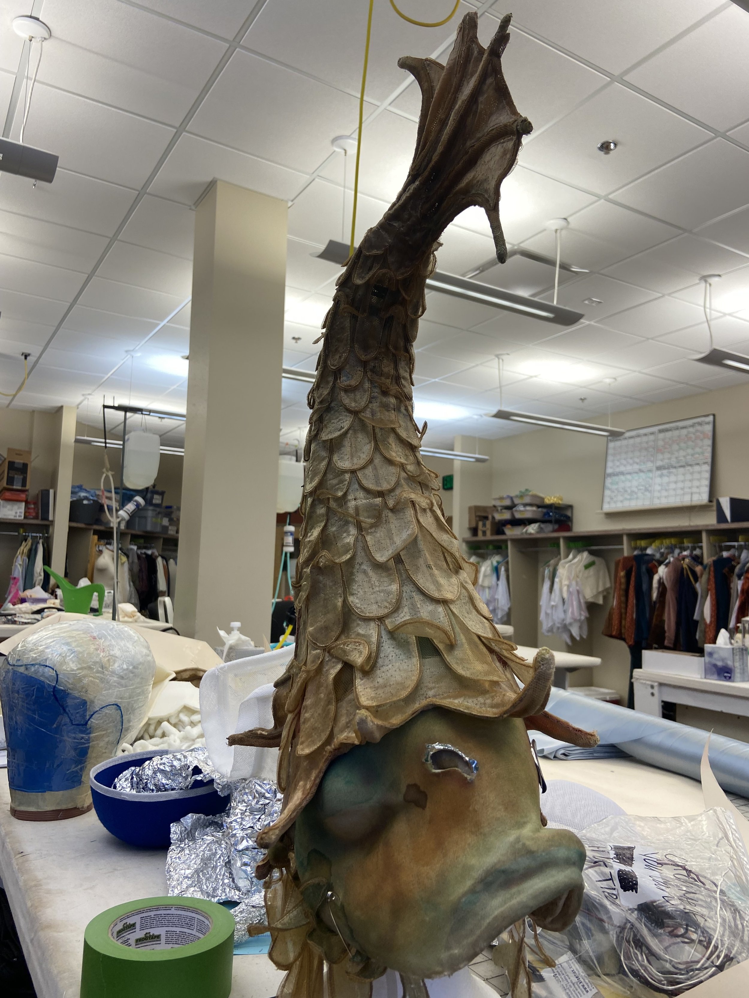 The fish mask from the original production