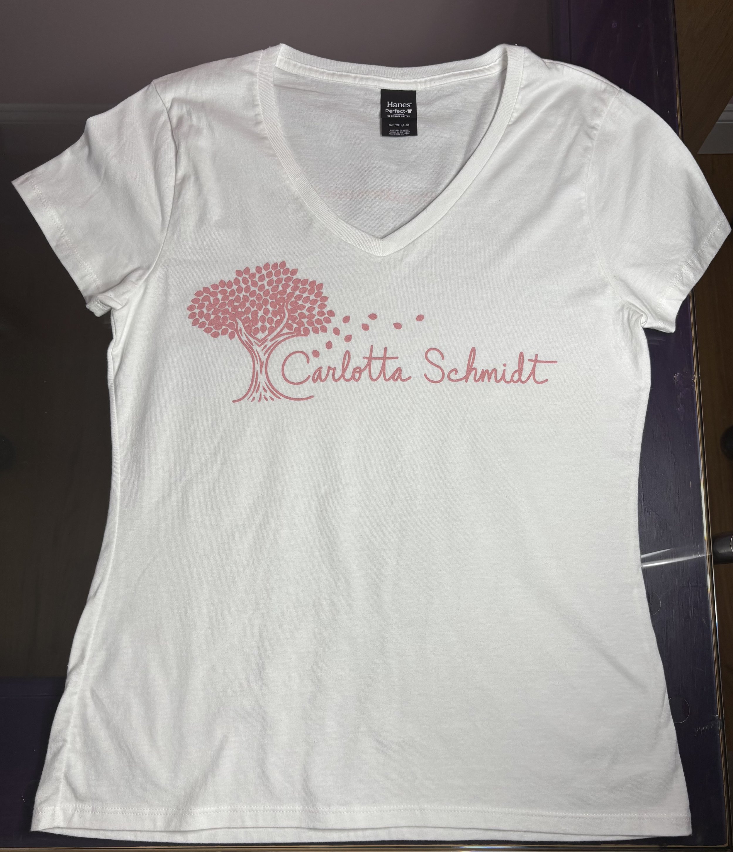 Tree Logo V-Neck Short Sleeve T-Shirt