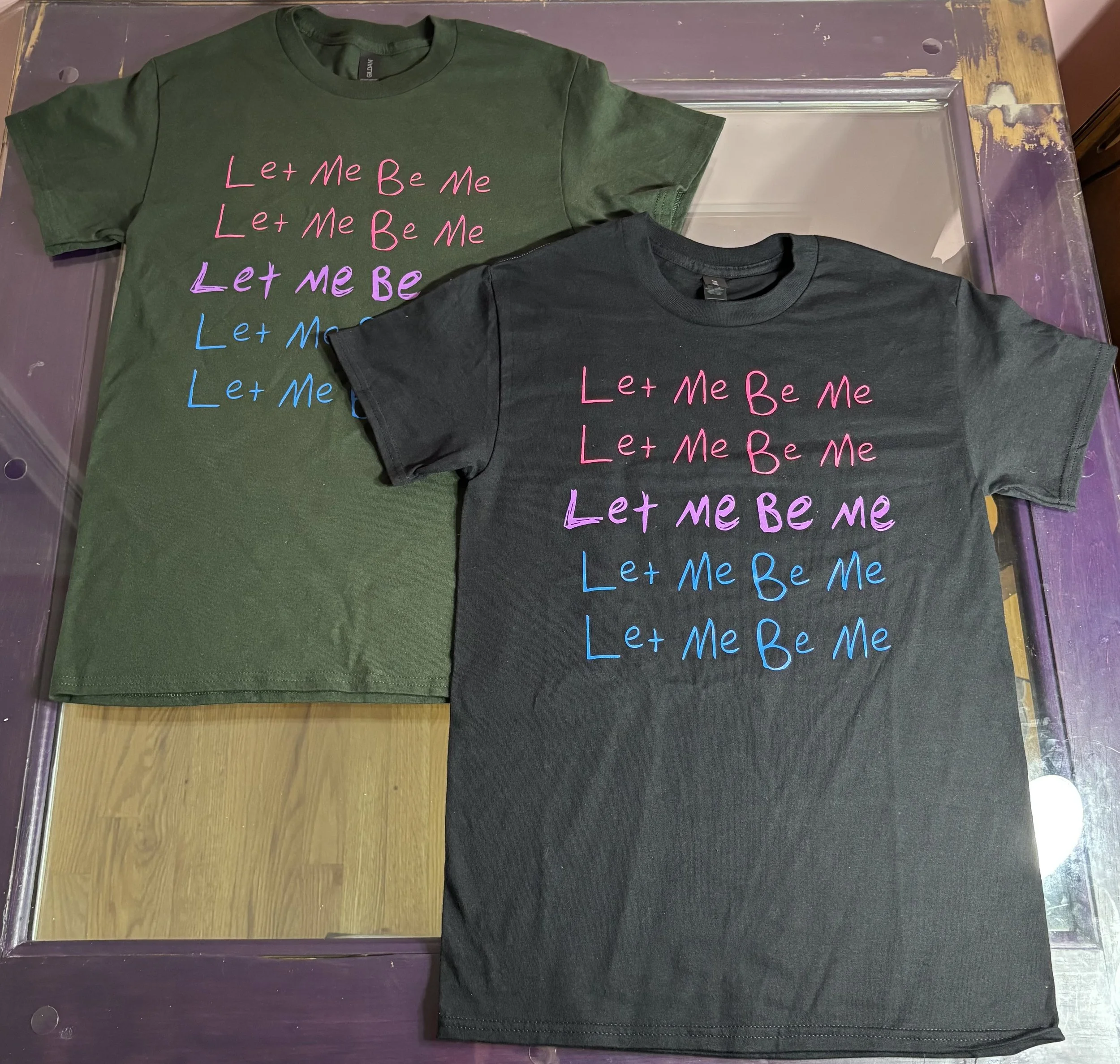 Unisex Let Me Be Me Crewneck Short Sleeve T-Shirt