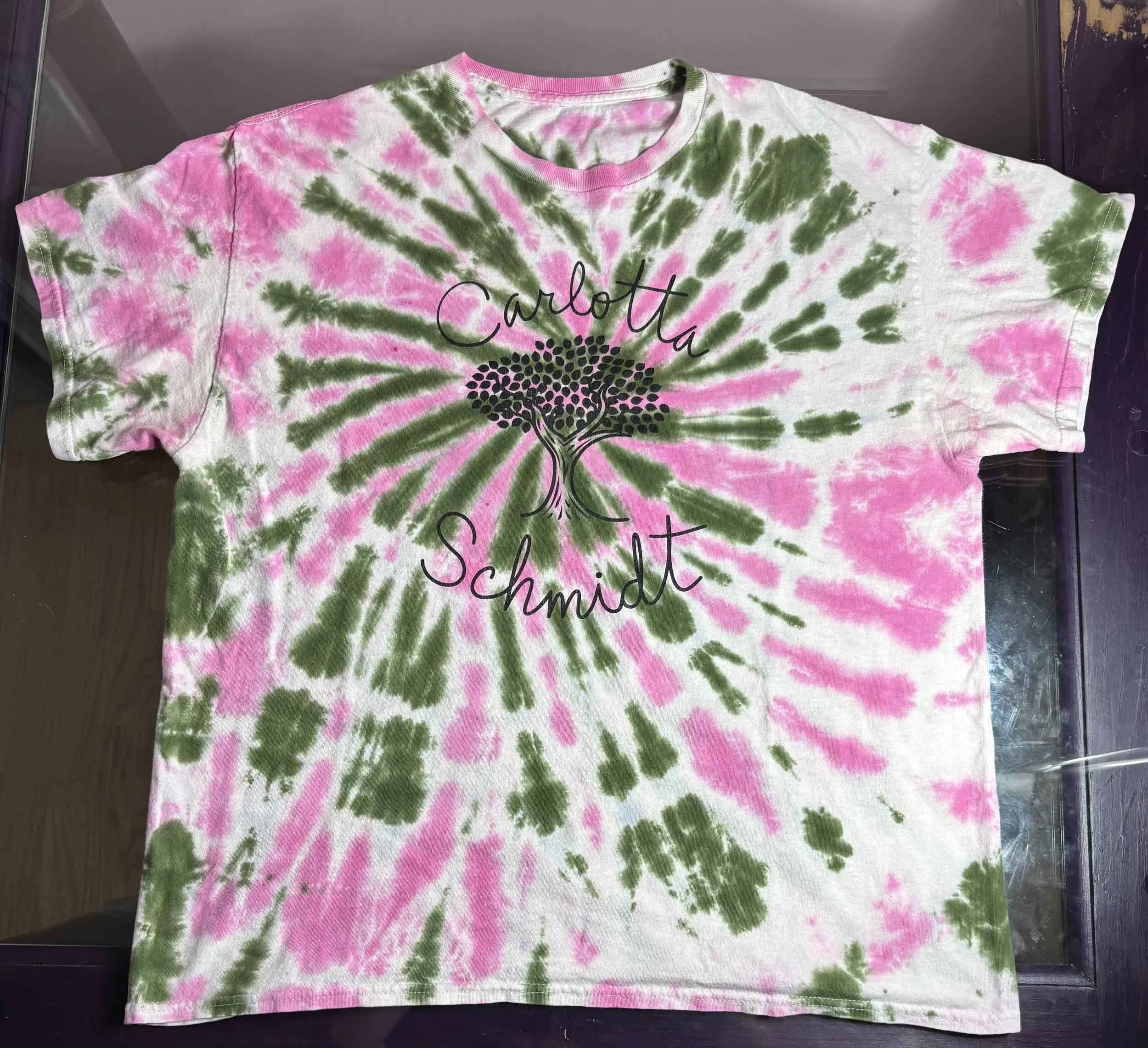 Unisex Tye-Dye Crewneck Short Sleeve T-Shirt