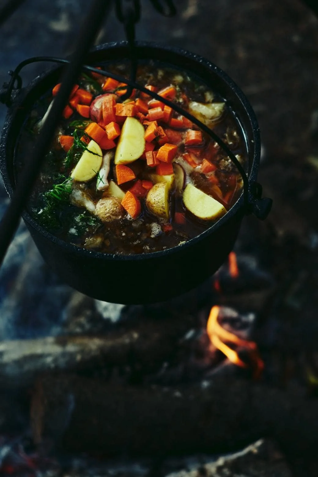 Rustic Vegetable Soup | Homemade | Nashville, Indiana