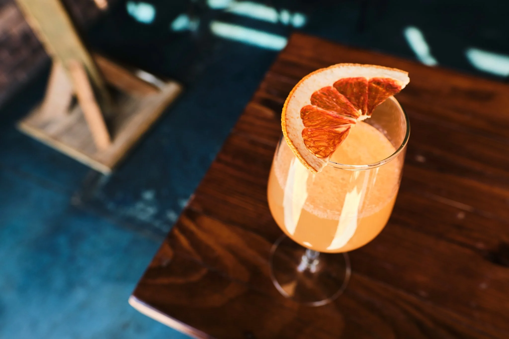 Grapefruit mimosa | Coldwater Oyster Bar | Fort Myers, Florida