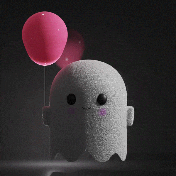 Plushy Ghost Model