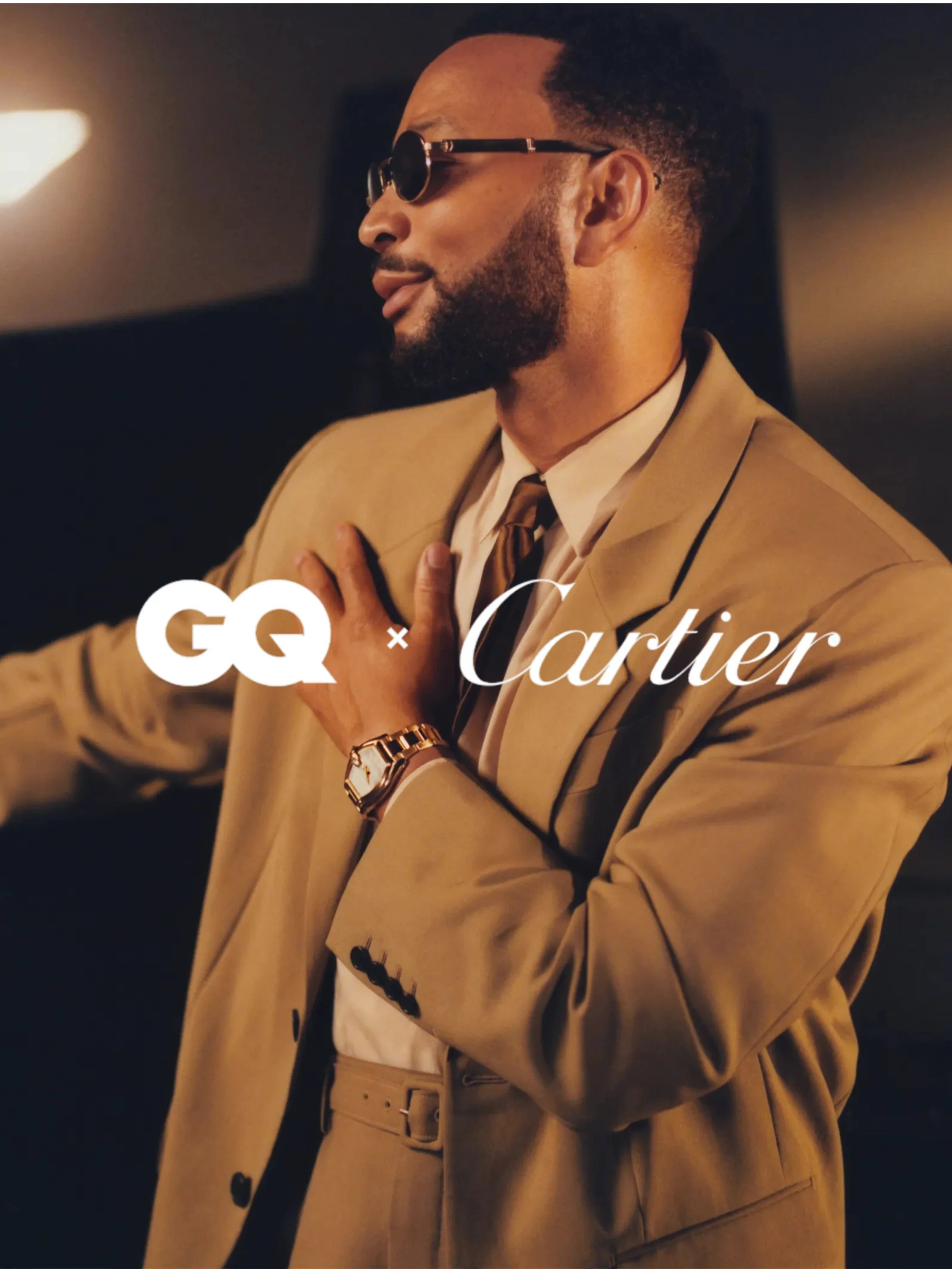 GQ x CARTIER with JOHN LEGEND