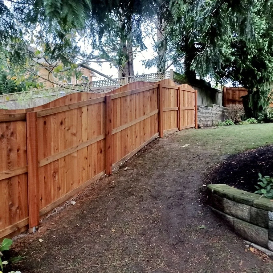 Silver Standard Cedar Privacy Fence