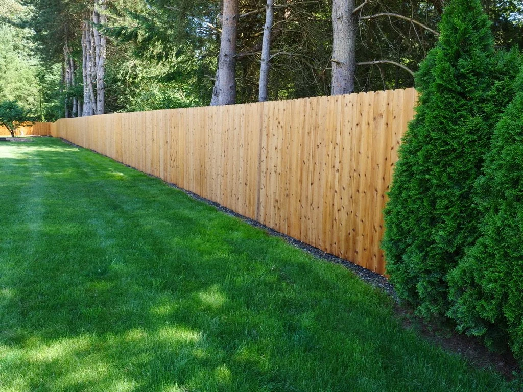 Silver Standard Cedar Privacy Fence